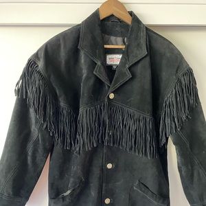 Minnetonka Suede Fringe Coat